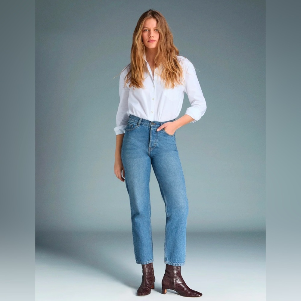 ROUJE ✨ Marais jeans indigo blue double stone color 26/2 - Picture 2 of 5